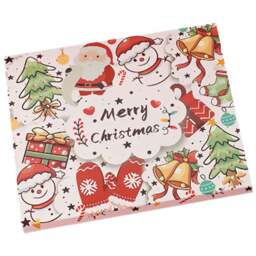 Jaoyeh 24 Days Beading Necklace Golden Xmas Advent Calendar - Size: 20 x 18 x 1.5cm - White - Wilko