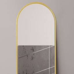 The Arcus Gold Arched Leaner Wall Mirror 180 x 60cm - MirrorOutlet - Wilko - thumbnail 4