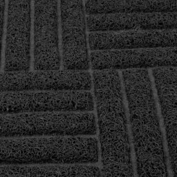 JVL Grey Square Mud Grabber Scraper Doormat 40 x 60cm - JVL Homewares - Wilko - thumbnail 5