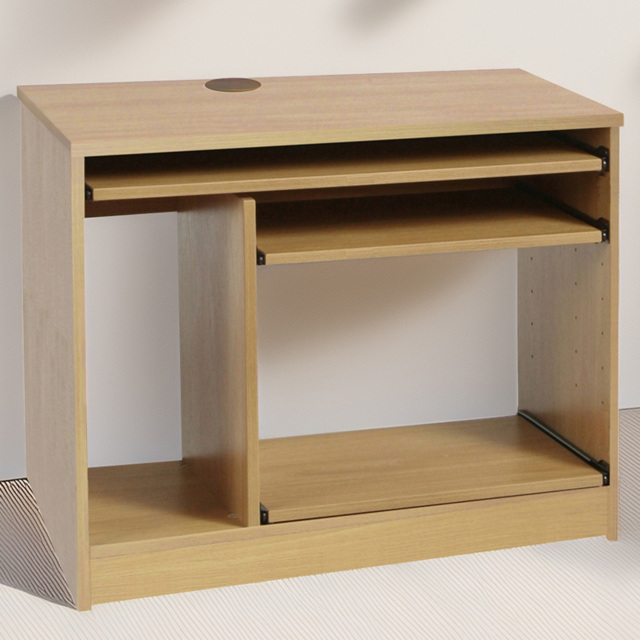 R White Cabinets Computer Desk Brown - Size: 72.8 x 85 x 54cm - Wilko - image 1