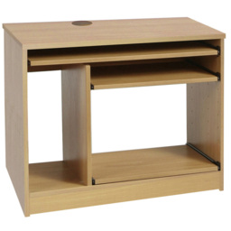 R White Cabinets Computer Desk Brown - Size: 72.8 x 85 x 54cm - Wilko - thumbnail 3