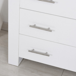 Portland 4 Drawer White Chest of Drawers - Wilko - thumbnail 4