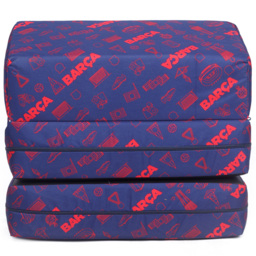 Kaikoo Barcelona Blue and Red Print Chair Bed - Size: Single - multi - Wilko - thumbnail 7