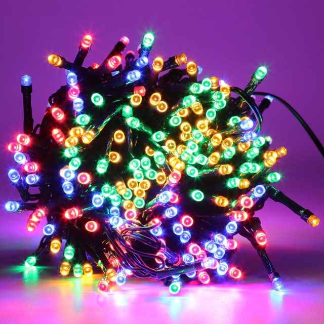 The Christmas Workshop 200 Multicolour LED String Light - Wilko - image 1