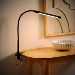 ValueLights Daylight Black Clamp LED Desk Lamp - Size: 50 x 30 x 15cm - Wilko - thumbnail 7