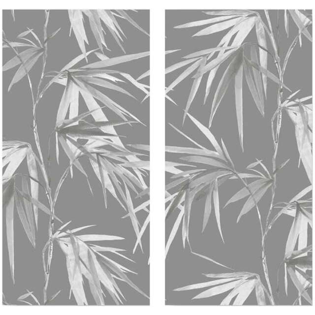 Art For The Home Bamboo Blooms Set of 2 40 x 80 - Size: 3 x 40 x 80cm - Multi - Wilko - image 1