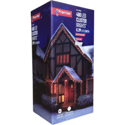 Premier 480 Red and Gold LED Multifunction Cluster Light 6.2m - Size: 5 x 620 x 5cm - Wilko - thumbnail 7