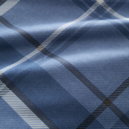 My Home Brodie Check Duvet Cover and Pillowcase Set - Navy/King - Wilko - thumbnail 5