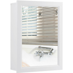 Costway White Adjustable Wall Mounted Storage Cupboard - Size: 50 x 16 x 66cm - Wilko - thumbnail 4