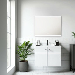 Sorrelis Halden Landscape Tunable LED Mirror 60 x 80cm - Size: 80 x 60 x 2.8cm - Multi - Wilko - thumbnail 3