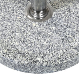 Charles Bentley Grey Round Granite Parasol Base 15kg - Size: Single - Black - Wilko - thumbnail 4