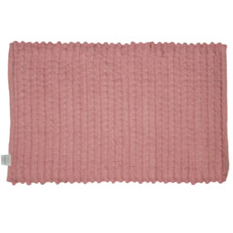 Knit Bath Mat - Pink - Wilko - thumbnail 3