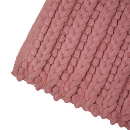 Knit Bath Mat - Pink - Wilko - thumbnail 5