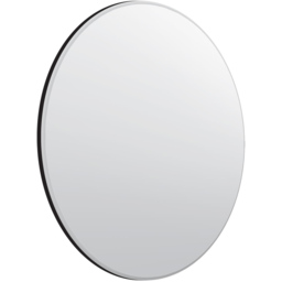 Bevelled Glass Mirror 70 x 70cm - Black - MirrorOutlet - Wilko - thumbnail 4