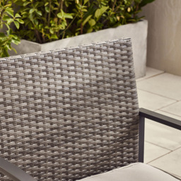 Furniturebox Seville 2 Seater Bistro Set Grey - Wilko - thumbnail 5