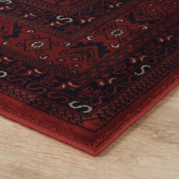 Desire Rugs Yasmin Red Traditional Bukhara Oriental Style Rug 80 x 150cm - Size: 150 x 80 x 1.1cm - Wilko - thumbnail 5