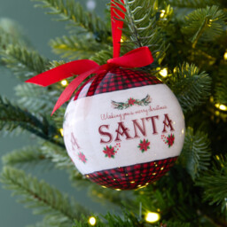 Set of 6 Santas Chalet Baubles Red and Green - Santa's Chalet - Wilko - thumbnail 2