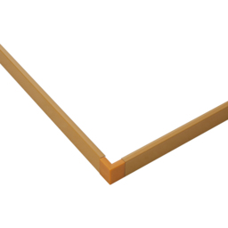 Living and Home Gold Slim Full Length Wall Mounted Mirror 150cm - Size: 150 x 40 x 30cm - Cream - Wilko - thumbnail 4