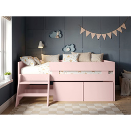 Flair Logan Single Pink 2 Drawer Low Sleeper - Wilko - thumbnail 6