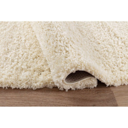 Desire Rugs Oxford Ivory Plain Shaggy Rug 60 x 110cm - Wilko - thumbnail 4