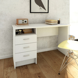 Florence Function Plus 3 Drawer Desk White - Size: 48 x 120 x 72cm - Furniture to Go - Wilko - thumbnail 7
