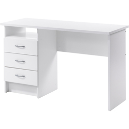Florence Function Plus 3 Drawer Desk White - Size: 48 x 120 x 72cm - Furniture to Go - Wilko - thumbnail 5