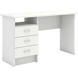 Florence Function Plus 3 Drawer Desk White - Size: 48 x 120 x 72cm - Furniture to Go - Wilko - thumbnail 3