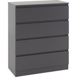 Seconique Malvern Grey 3 Piece Bedroom Furniture Set - Wilko - thumbnail 6