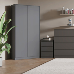 Seconique Malvern Grey 3 Piece Bedroom Furniture Set - Wilko - thumbnail 7
