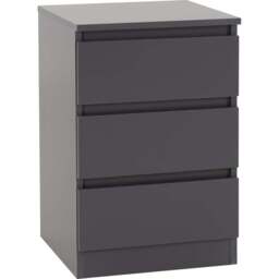 Seconique Malvern Grey 3 Piece Bedroom Furniture Set - Wilko - thumbnail 5