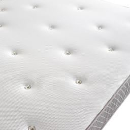 Aspire Crystal Pocket+ Small Double Comfort 1000 Pocket Dual Sided Tufted Mattress - White - Aspire Beds - Wilko - thumbnail 4