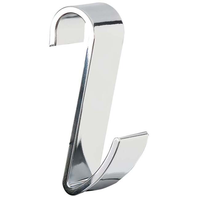 nuie Heating Accessories Chrome Radiator Hook - Size: 1.15 x 0.3 x 0.65cm - Silver - Wilko - image 1