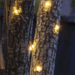 GardenKraft 200 Warm White LED Solar String Light - Size: 15 x 12.5 x 7.5cm - Multi - Wilko - thumbnail 6