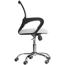 LPD Furniture Tate White Mesh Back Swivel Office Chair - Size: Single - LPD Home - Wilko - thumbnail 6