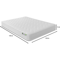 Starlight Beds Deluxe Small Double White Memory Foam with Spring Mattress - Wilko - thumbnail 7