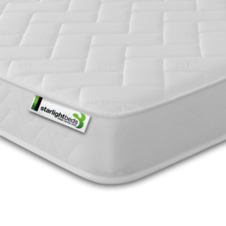 Starlight Beds Deluxe Small Double White Memory Foam with Spring Mattress - Wilko - thumbnail 4