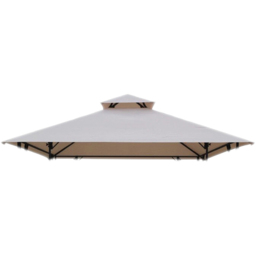 Outdoor Essentials KD Athens 3 x 3m Steel Gazebo - Cream - Wilko - thumbnail 4