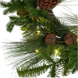 Pinecone and Bells WreathGreen - Wilko - thumbnail 6