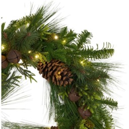 Pinecone and Bells WreathGreen - Wilko - thumbnail 5
