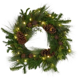 Pinecone and Bells WreathGreen - Wilko - thumbnail 4