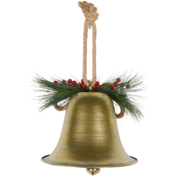Traditional Bell Decoration Gold - Santa's Chalet - Wilko - thumbnail 3