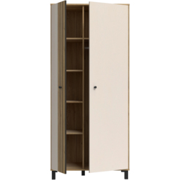 Florence Grafton 2 Door Cream and Oak Wardrobe - Multi - Furniture To Go - Wilko - thumbnail 6