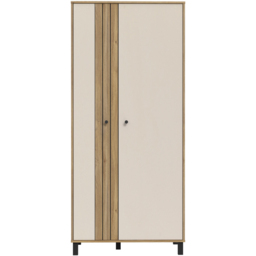 Florence Grafton 2 Door Cream and Oak Wardrobe - Multi - Furniture To Go - Wilko - thumbnail 4