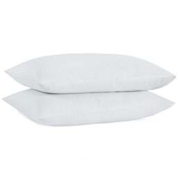 Silver Bamboo Cotton Pillowcase 2 Pack - Wilko