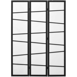 Portland 3 Panel Privacy Screen Protector 170 x 120cm - White - Wilko - thumbnail 1
