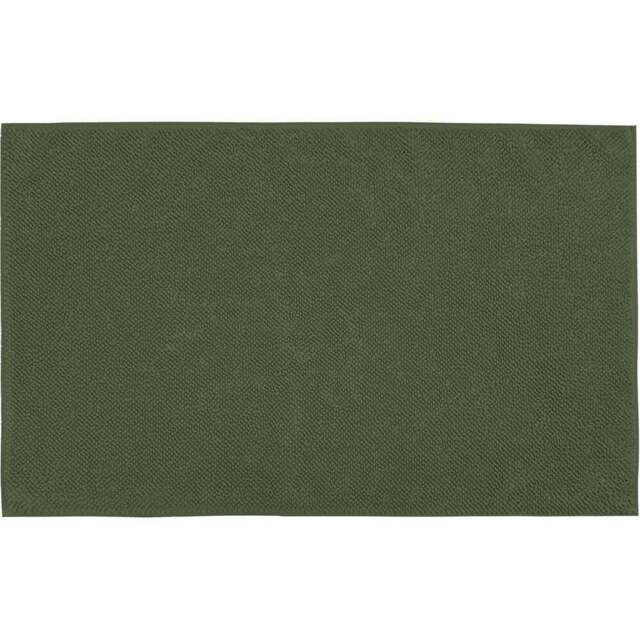 Misona Loop Khaki Reversible Organic Cotton Bath Mat 50 x 80cm - Size: 50 x 80 x 1cm - Wilko - image 1