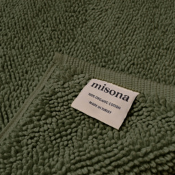 Misona Loop Khaki Reversible Organic Cotton Bath Mat 50 x 80cm - Size: 50 x 80 x 1cm - Wilko - thumbnail 3