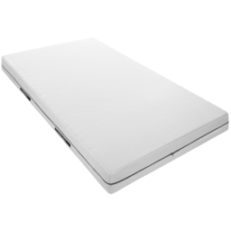tectake Sky Single 2 in 1 Firmness Level 3D Mesh Cover Mattress - White - Wilko