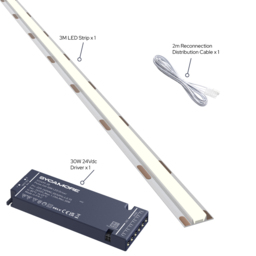 Sorrelis Kepler Smooth Line Warm White LED SOB Strip 3m - Size: 300 x 0.8 x 0.3cm - Wilko - thumbnail 4