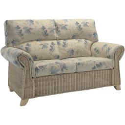 Desser Furniture Clifton 2 Seater Naural Rattan Oasis Sofa - Cream - Wilko - thumbnail 3